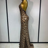 Leopard Sequin Mermaid Maxi Dress | MzStar Fashion | view 3