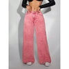 Vintage Washed Straight Jeans | MzStar Fashion | view 3