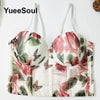 White Flower Bow Corset Top | MzStar Fashion | view 7