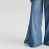 Tiered Ruffle Flared Jeans | MzStar Fashion | view 3