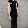 Black Keyhole Bodycon Maxi Dress | MzStar Fashion | view 4