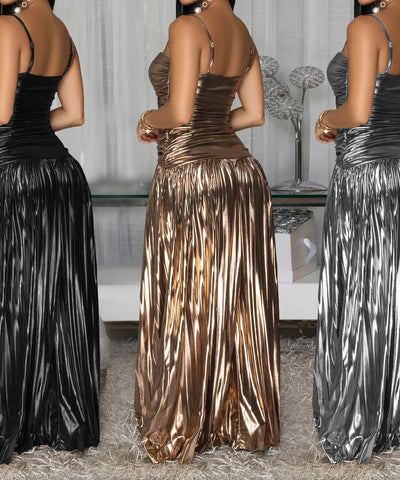 Sparkle Strap Sequin Mini Dress