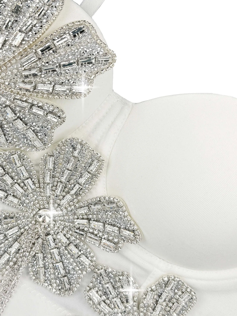 Diamond Tassel Corset Top | MzStar Fashion | view 6