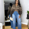 Multi-Button Wide-Leg Jeans | MzStar Fashion | view 5