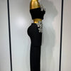 Flower Diamond Bandage Maxi Set | MzStar Fashion | view 3