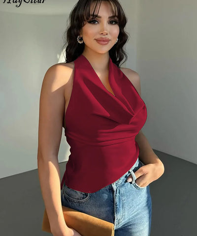 Swing Halter Bandage Top