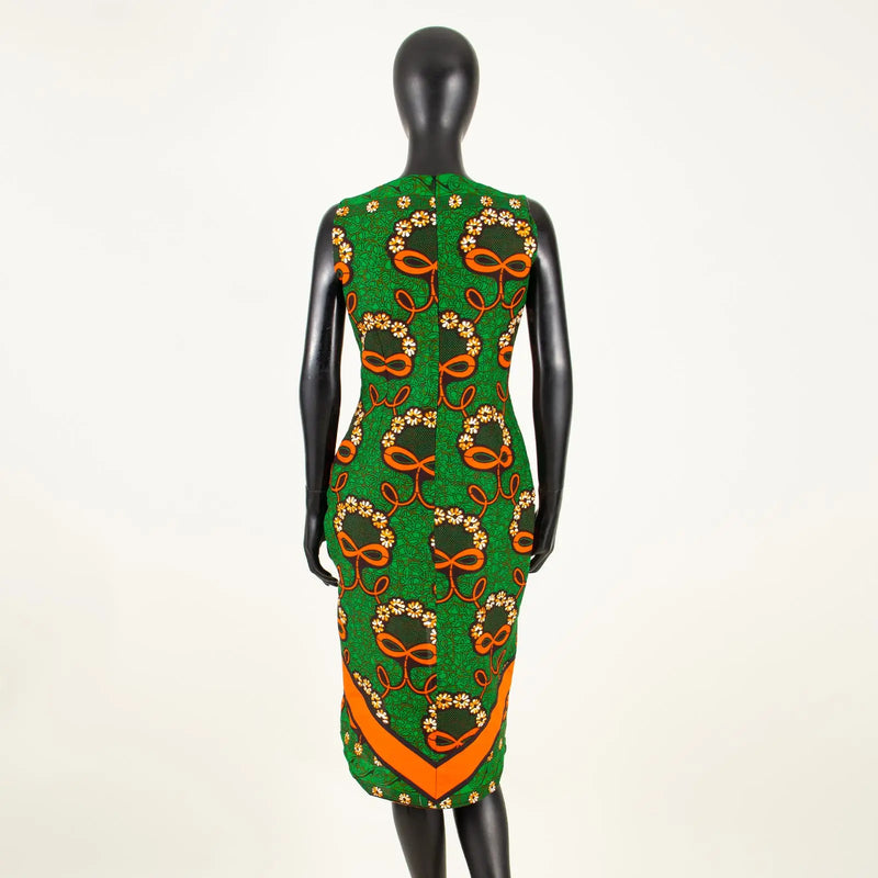 African Print Midi Dress | MzStar Fashion | view 4