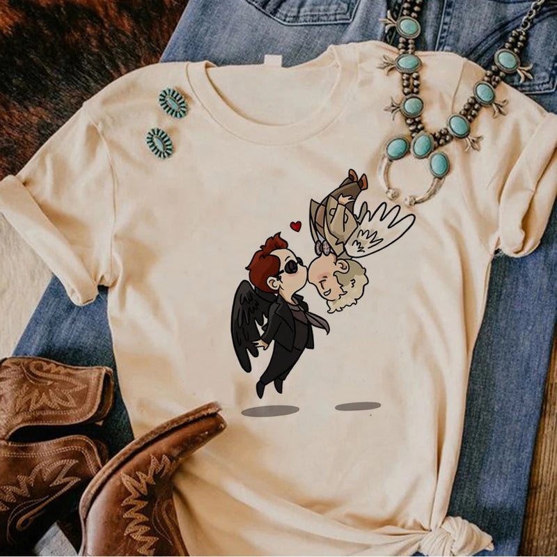 Good Omens Comic Tee | MzStar Fashion | view 7