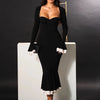 Square Neck Bodycon Maxi Dress | MzStar Fashion | view 2