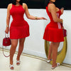 Sculpted Knit Mini Party Dress | MzStar Fashion | view 5