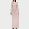 Ruched Asymmetric Maxi Dress | MzStar Fashion | view 4