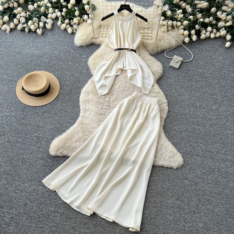 Halter Backless Two-Piece Set | MzStar Fashion | view 7