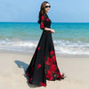Printed Chiffon Beach Maxi Dress | MzStar Fashion | view 5