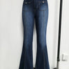 Vintage Slim Flare Jeans | MzStar Fashion | view 5