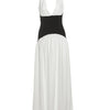 Contrast Halter Ruffle Beach Dress | MzStar Fashion | view 8