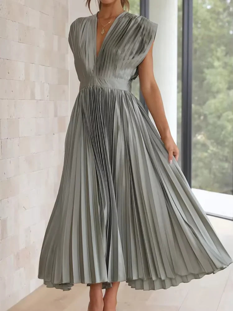 Strapless Patchwork Maxi Dress | MzStar Fashion | view 3