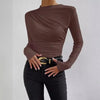 Skew Neck Basic Crop Top | MzStar Fashion | view 3