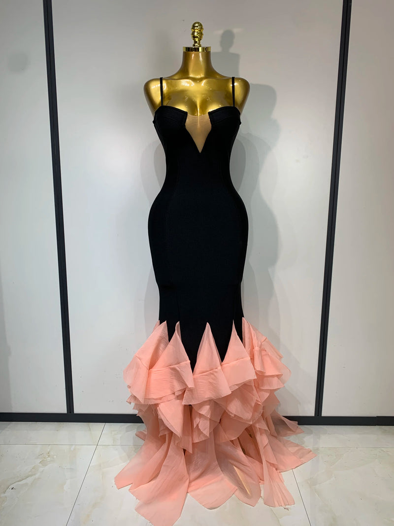 Black Bandage Evening Gown | MzStar Fashion | view 8