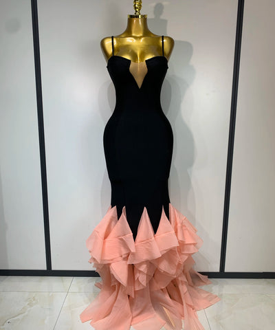 Black Bandage Evening Gown | MzStar Fashion