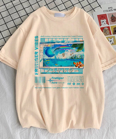 Frutiger Aero Graphic Tee | MzStar Fashion