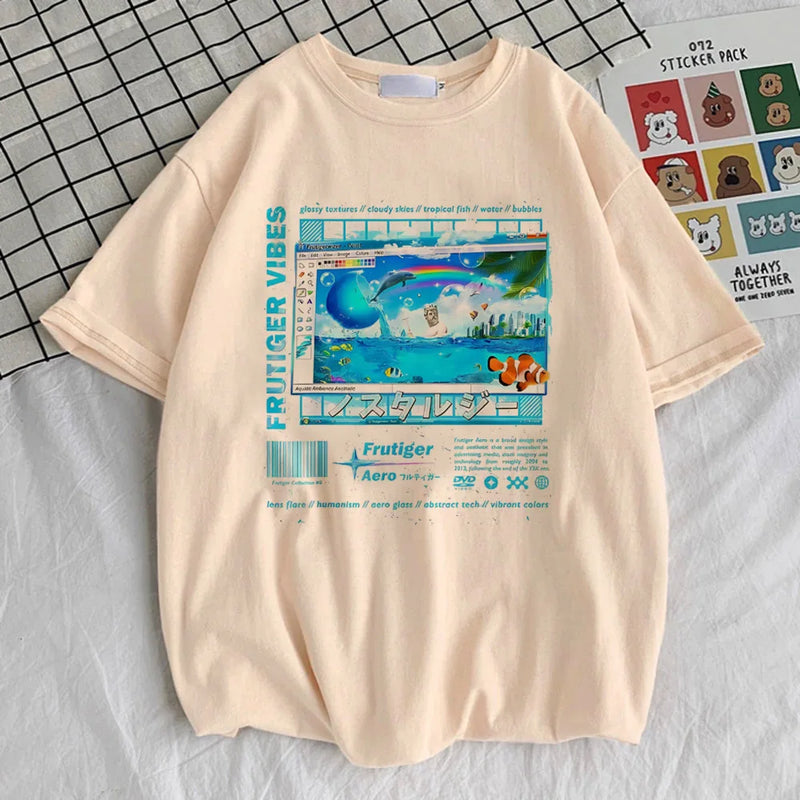 Frutiger Aero Graphic Tee | MzStar Fashion