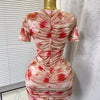 Tie-Dye Mesh Pleated Dress | MzStar Fashion | view 2