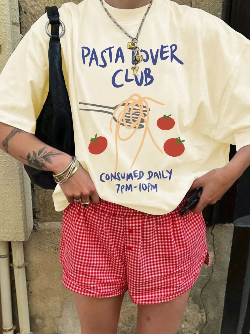 Retro Fruit Print Tee | MzStar Fashion