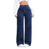 Big-Pocket Straight Jeans | MzStar Fashion | view 4