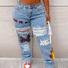 Y2K Printed Baggy Boyfriend Jeans | MzStar Fashion | view 8