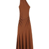 One-Shoulder Flowing Maxi Dress | MzStar Fashion | view 2