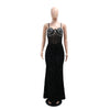 Sheer Sleeve Sequin Gown | MzStar Fashion | view 8