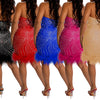 Diamond Mesh Halter Cocktail Dress | MzStar Fashion | view 5