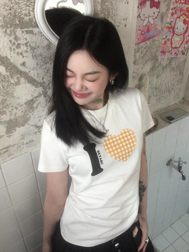 Retro Y2K Print Tee | MzStar Fashion | view 4
