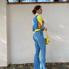 Washed Skinny Flare Jeans | MzStar Fashion | view 5