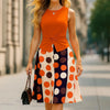 Polka Dot Peplum A-Line Dress | MzStar Fashion