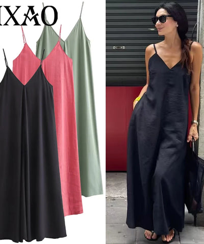 Classic Slip Maxi Dress | MzStar Fashion