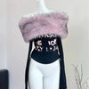 Fur-Collar Y2K Top | MzStar Fashion | view 2