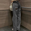 Distressed Button-Fly Skinny Jeans | MzStar Fashion | view 5