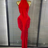 Red Mermaid Bandage Gown | MzStar Fashion