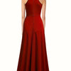 Halter Split Knit Maxi Dress | MzStar Fashion | view 8
