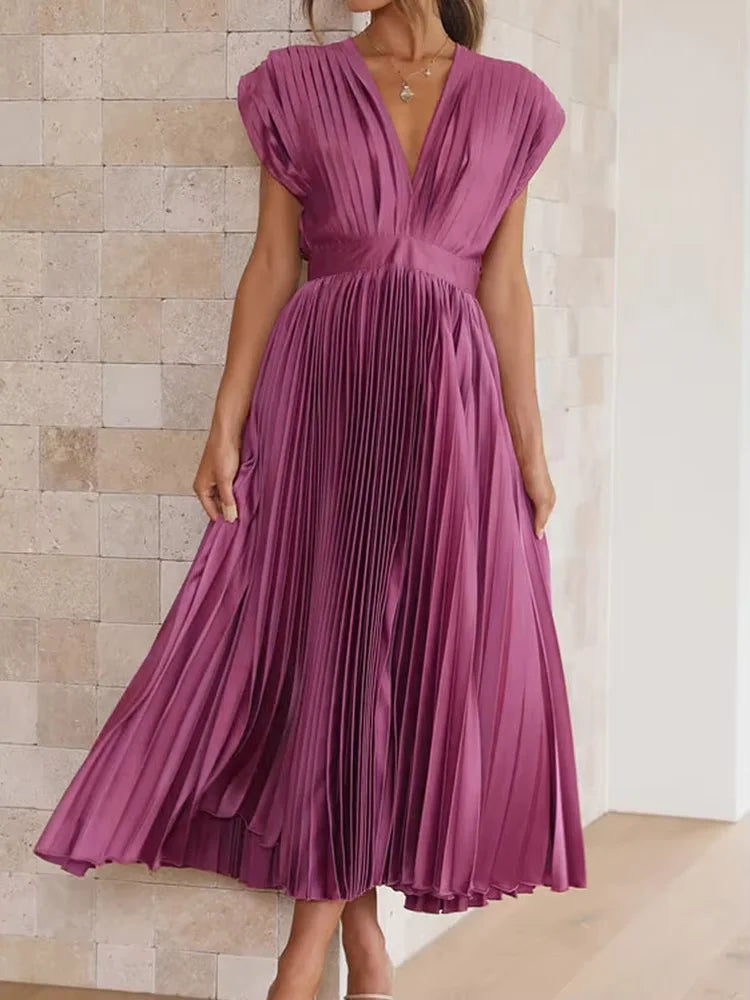 Strapless Patchwork Maxi Dress | MzStar Fashion | view 5