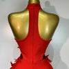 Split Chested Flower Dress