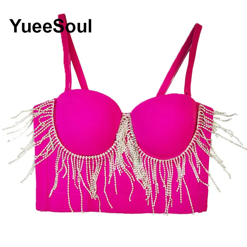 Rose Diamond Corset Cami | MzStar Fashion | view 2