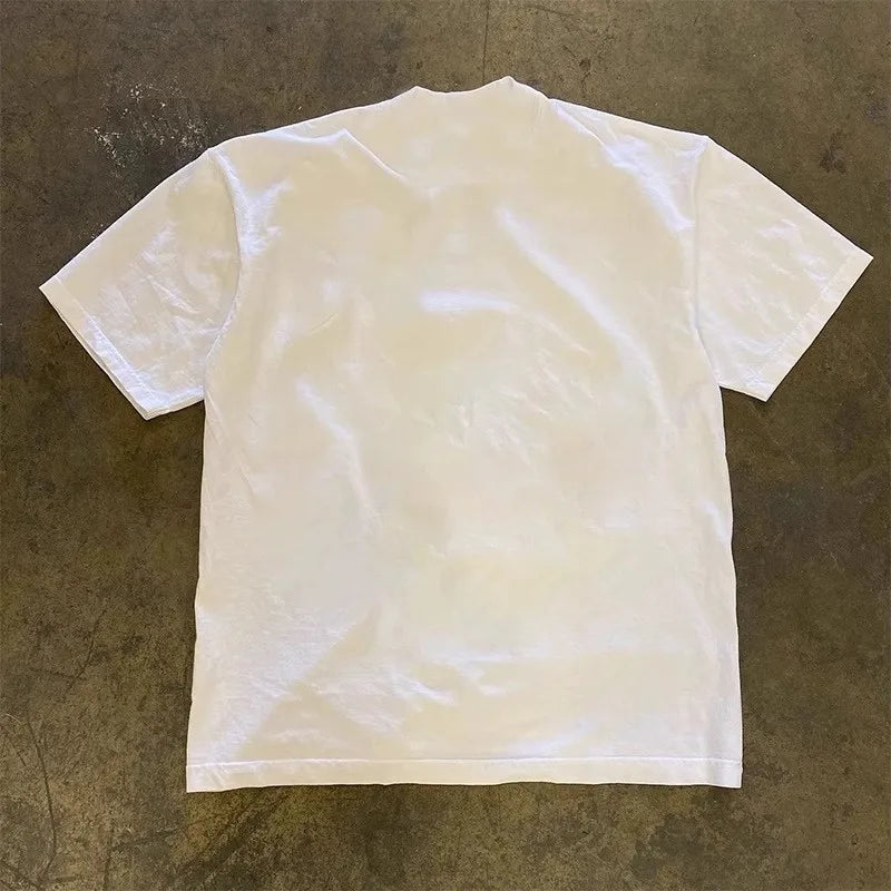 Retro Print Cotton Tee | MzStar Fashion | view 7