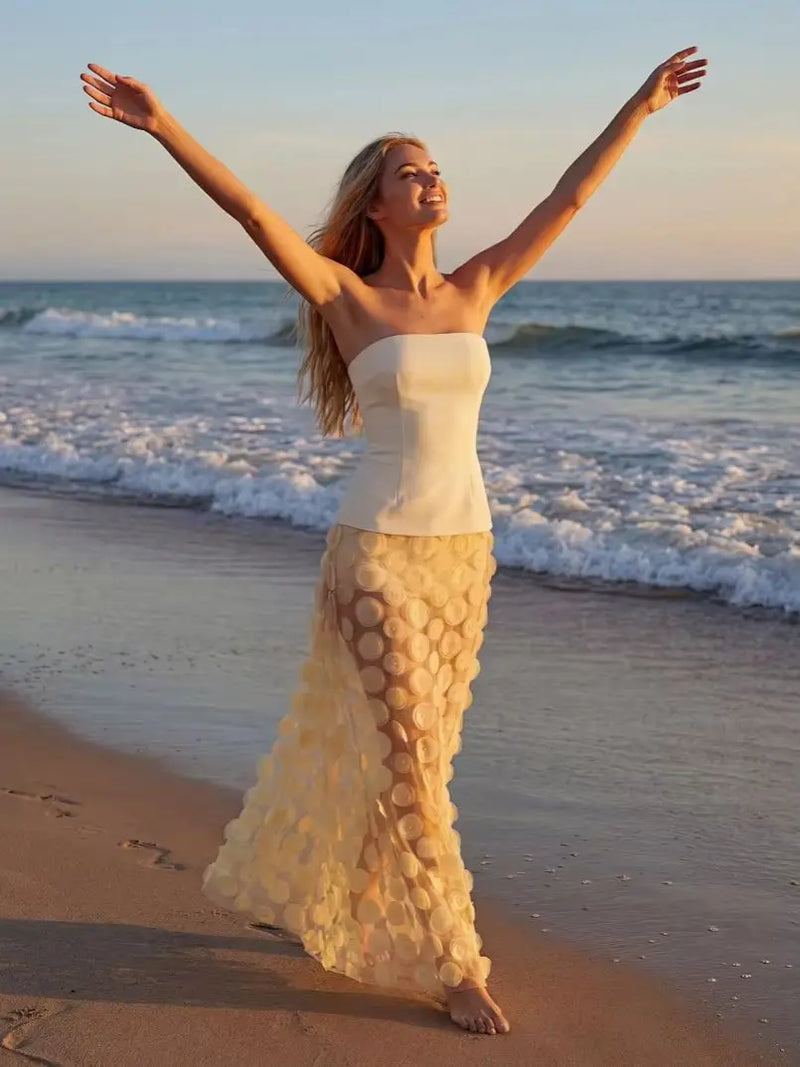 Tulle Fairy A-Line Gown | MzStar Fashion | view 6