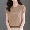 Openwork Knit Tee | MzStar Fashion | view 5
