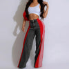 High Waist Striped Straight Leg Jeans | MzStar Fashion | view 6