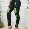 Ripped Stretch Skinny Jeans | MzStar Fashion | view 4