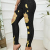 Ripped Stretch Skinny Jeans | MzStar Fashion | view 7