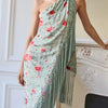 Boho Print Asymmetric Tassel Dress | MzStar Fashion | view 7